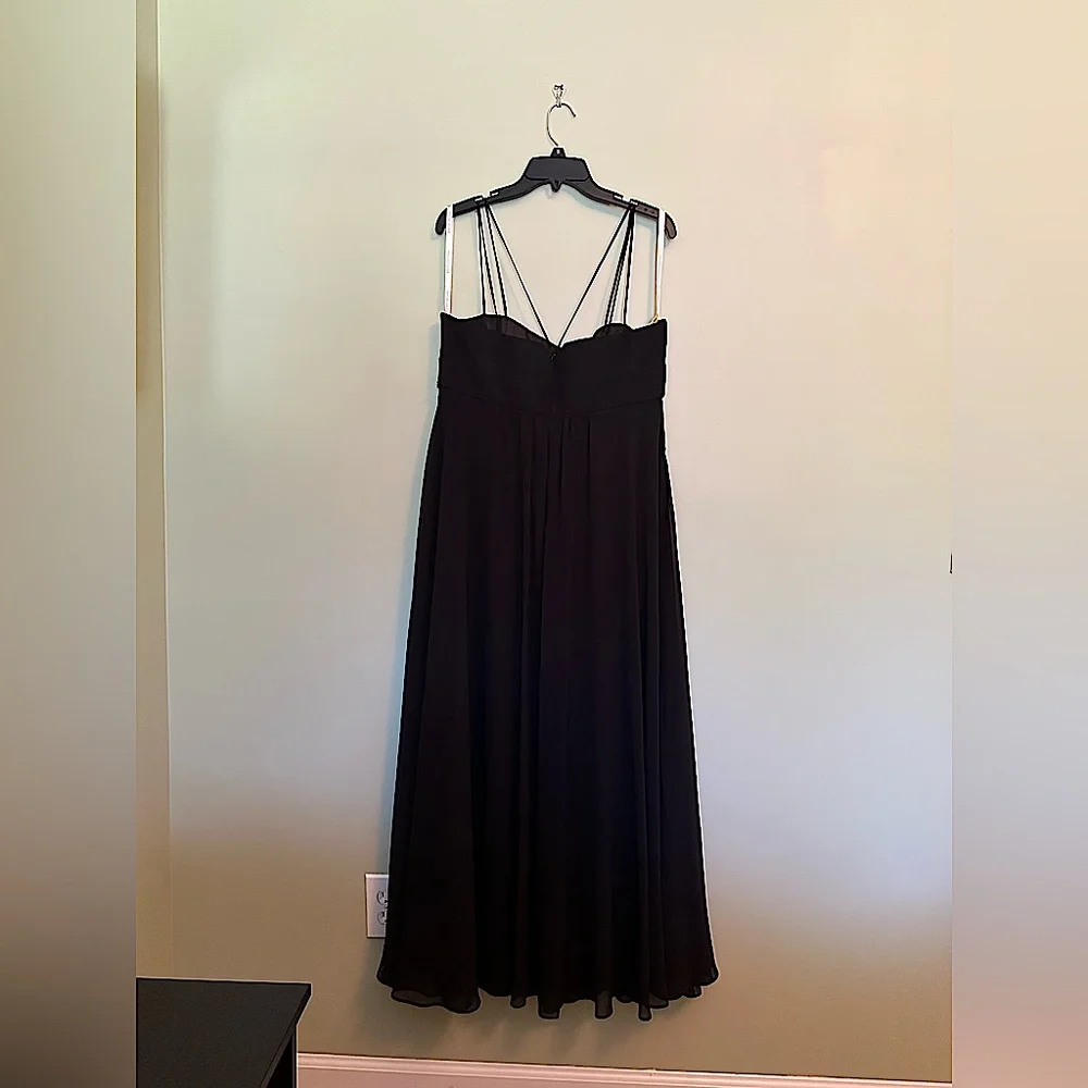 EUC David’s Bridal formal dress with beading below the bust line. - Picture 2 of 4